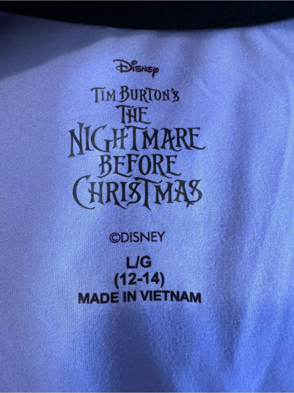 Nightmare Before Christmas sleep shirt - Picture 5 of 5